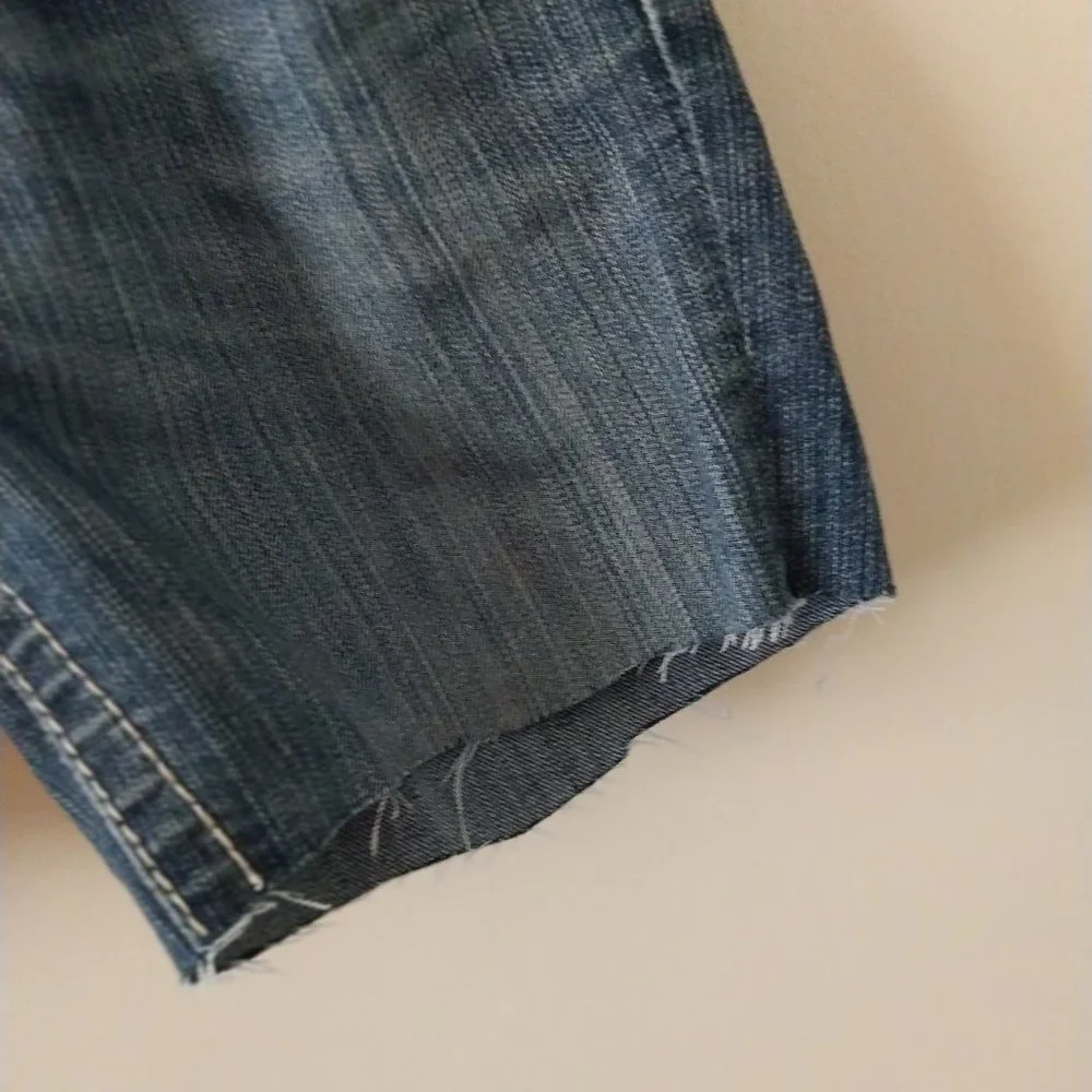 Miss Me Dark Wash Cut Off Shorts